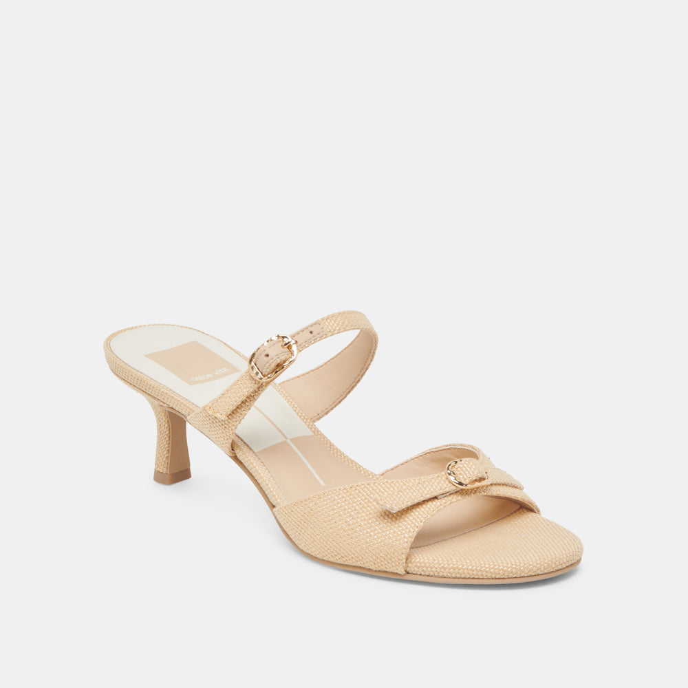 LORALI HEELS LT NATURAL RAFFIA | Women Dolce Vita
