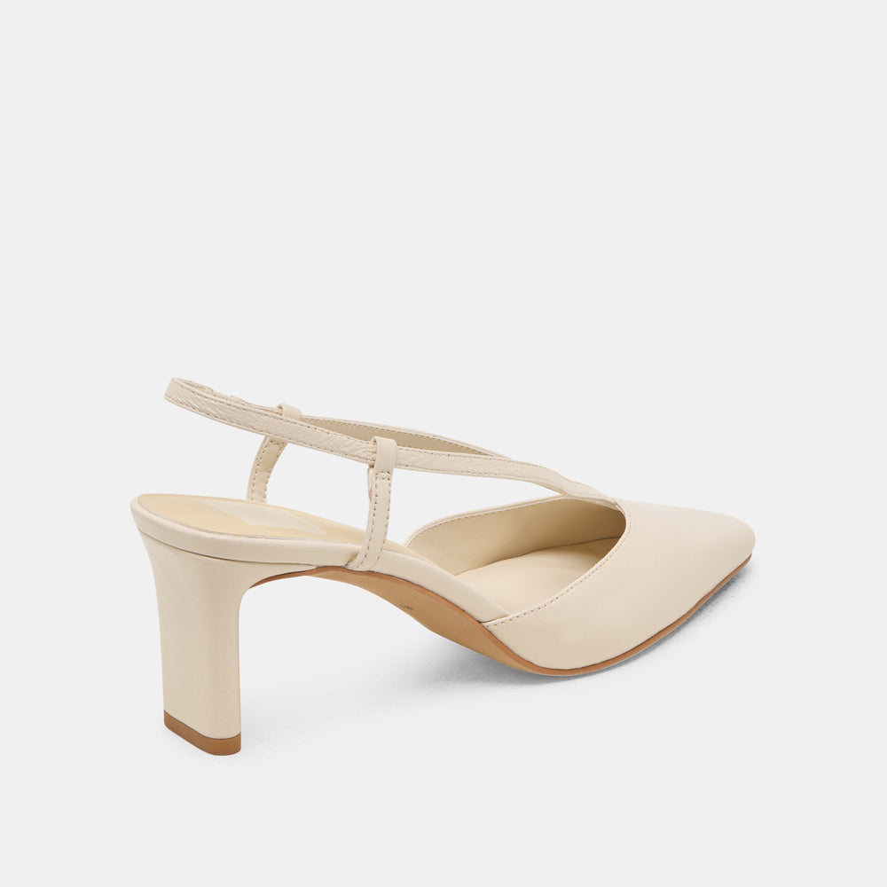 Ginay Bone Leather Heels | Women Dolce Vita
