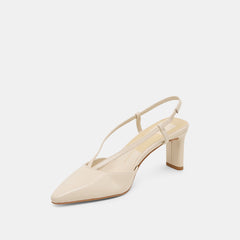 Ginay Bone Leather Heels | Women Dolce Vita