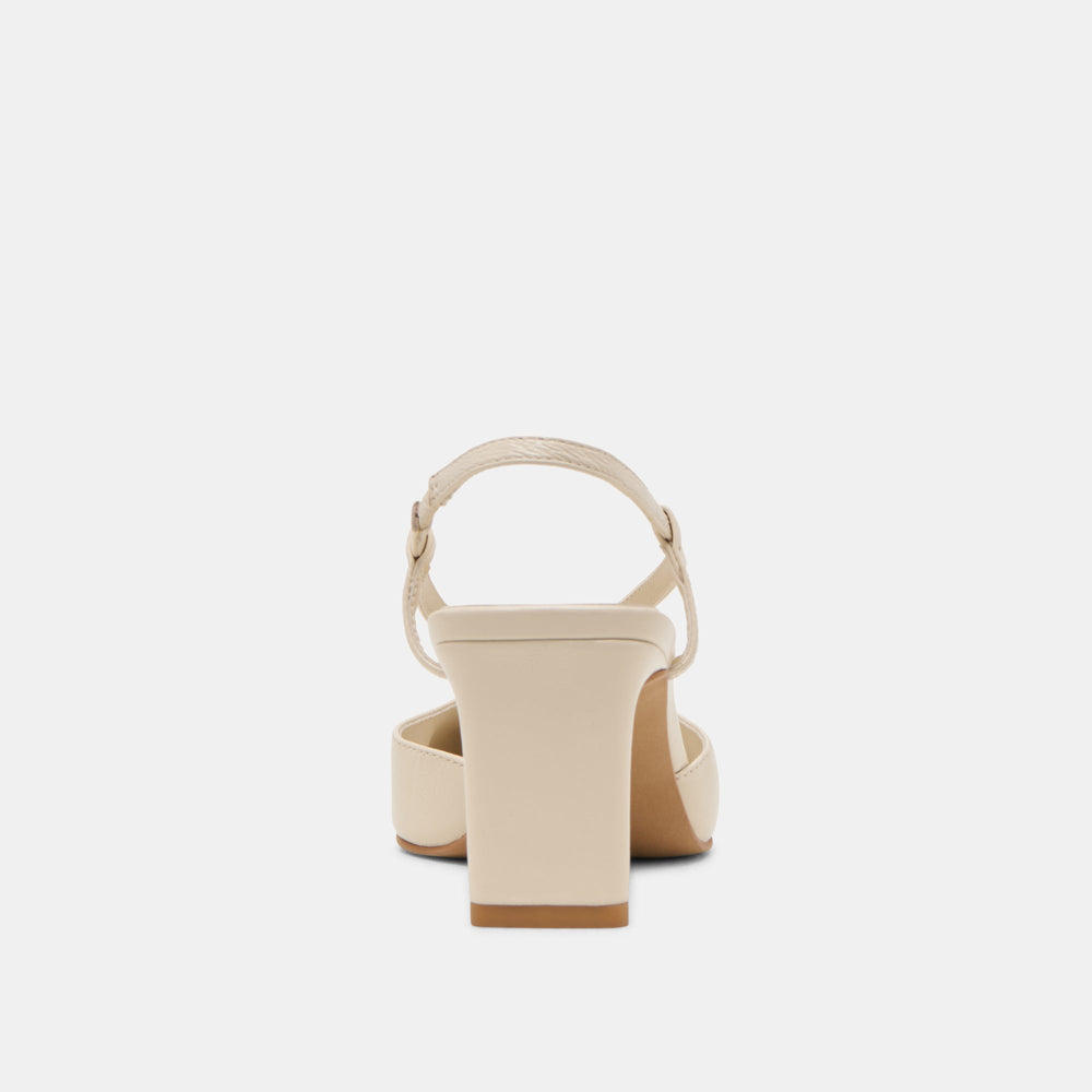 Ginay Bone Leather Heels | Women Dolce Vita