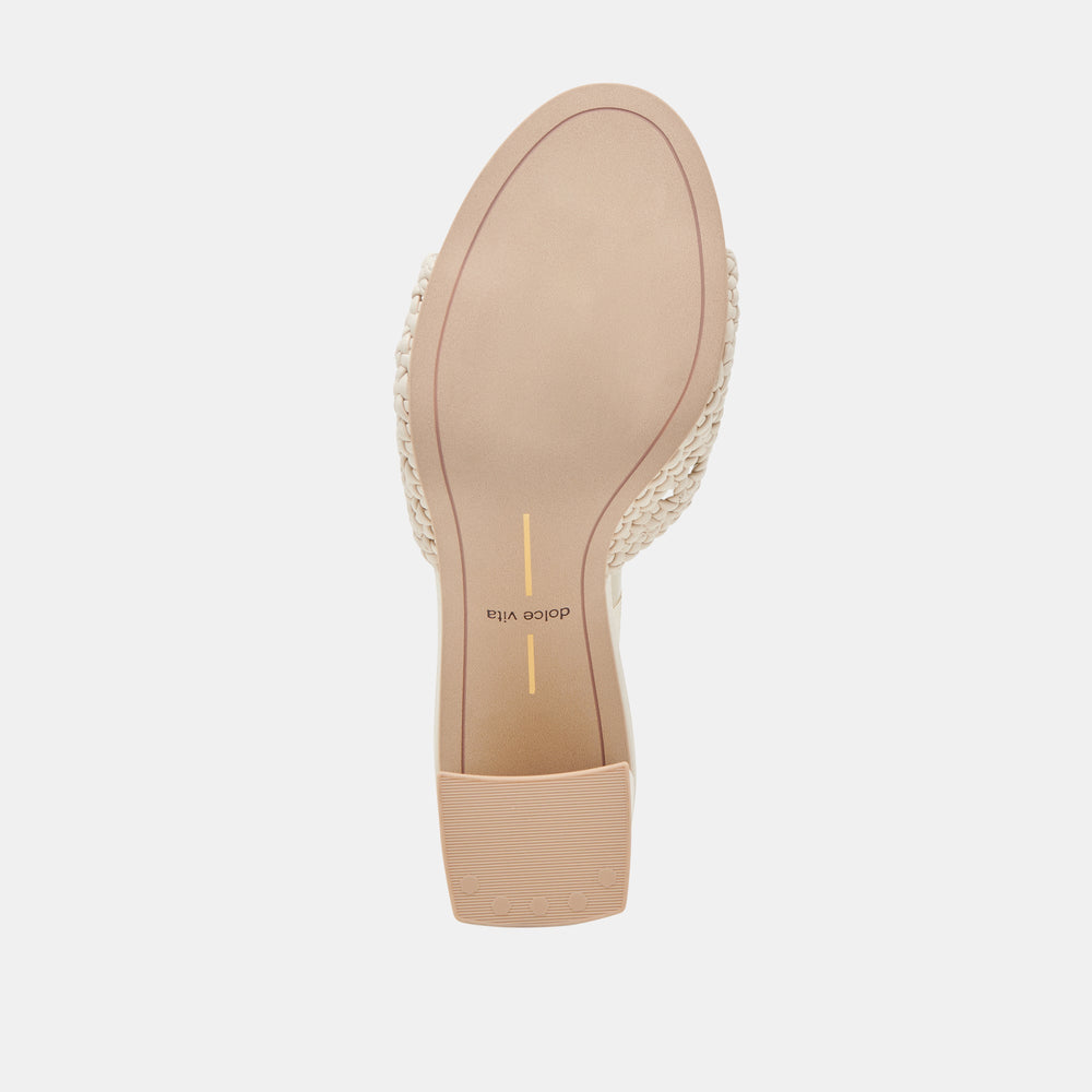 MARGOE HEELS CREME WOVEN STELLA | Dolce Vita Women