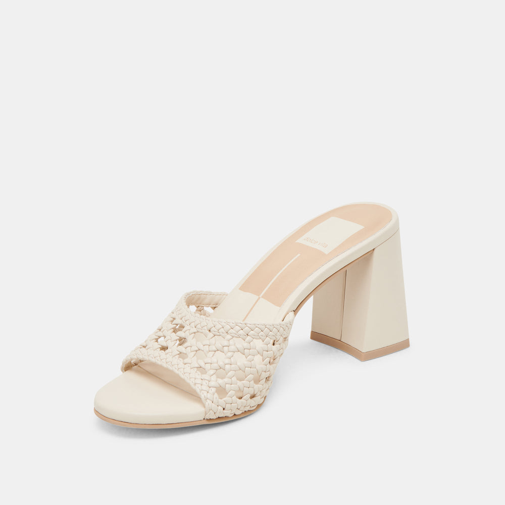 MARGOE HEELS CREME WOVEN STELLA | Dolce Vita Women
