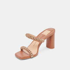 NOLAH HEELS TAN MULTI BEADS | Women Dolce Vita