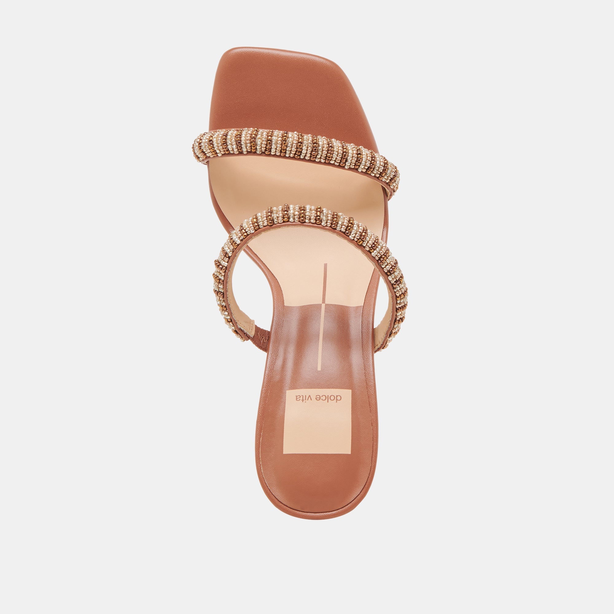 NOLAH HEELS TAN MULTI BEADS | Women Dolce Vita