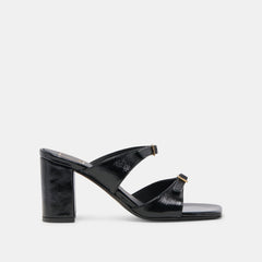 SHANE HEELS MIDNIGHT CRINKLE PATENT | Dolce Vita Women