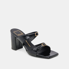 SHANE HEELS MIDNIGHT CRINKLE PATENT | Dolce Vita Women