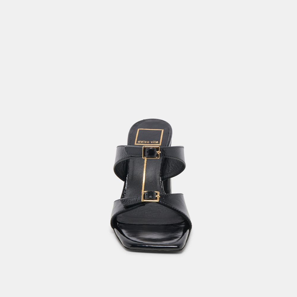 SHANE HEELS MIDNIGHT CRINKLE PATENT | Dolce Vita Women