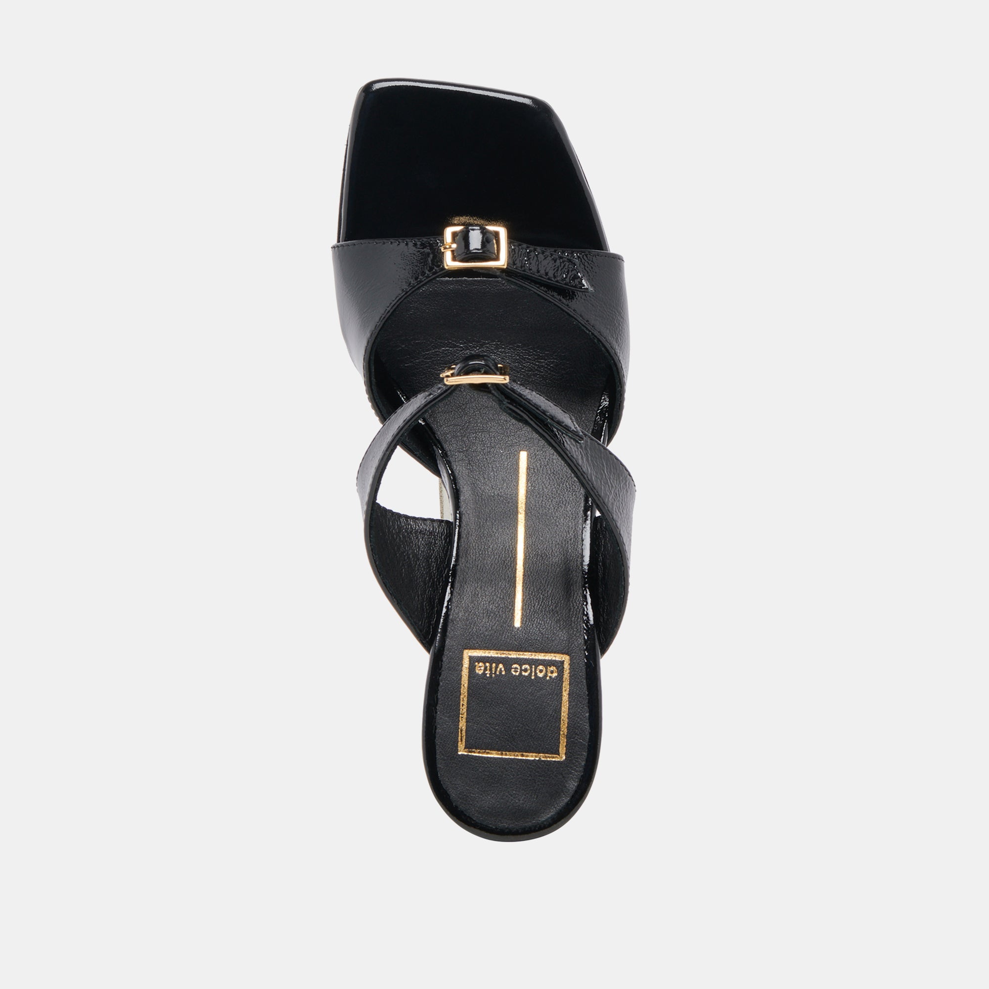 SHANE HEELS MIDNIGHT CRINKLE PATENT | Dolce Vita Women