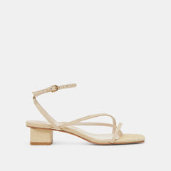 KARLOS SANDALS NATURAL WOVEN RAFFIA | Women Dolce Vita