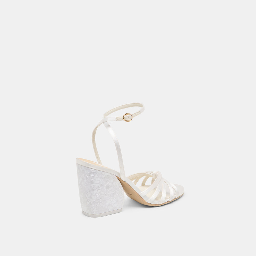 Ronica True White Satin Heels | Dolce Vita Women