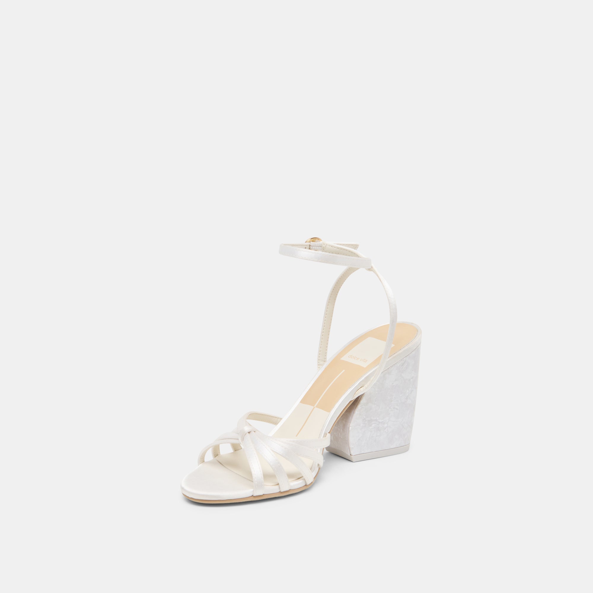 Ronica True White Satin Heels | Dolce Vita Women
