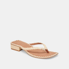 BARTY SANDALS LT NATURAL RAFFIA | Dolce Vita Women