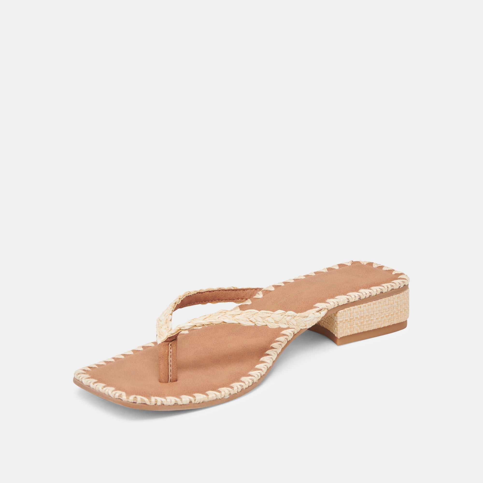 BARTY SANDALS LT NATURAL RAFFIA | Dolce Vita Women