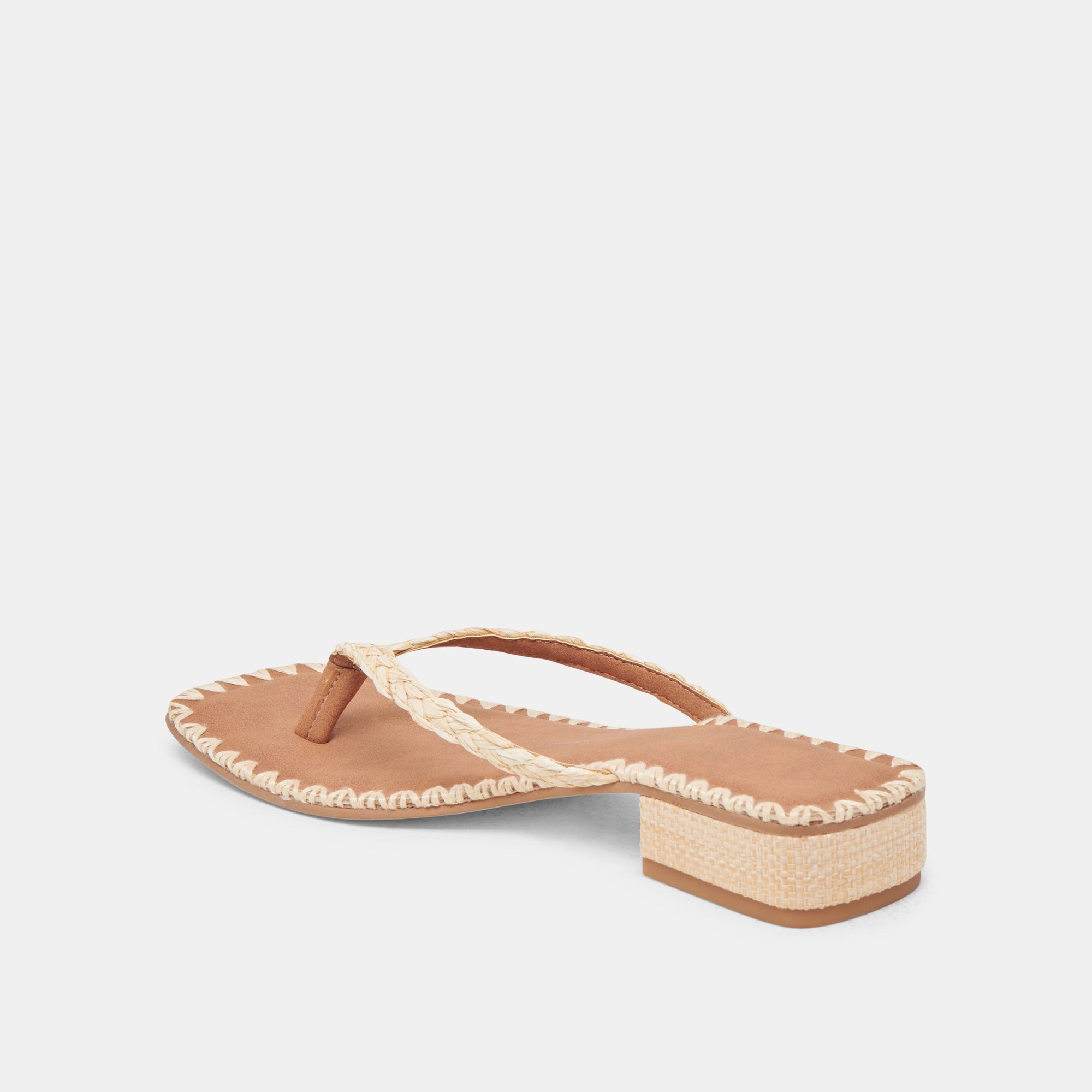 BARTY SANDALS LT NATURAL RAFFIA | Dolce Vita Women