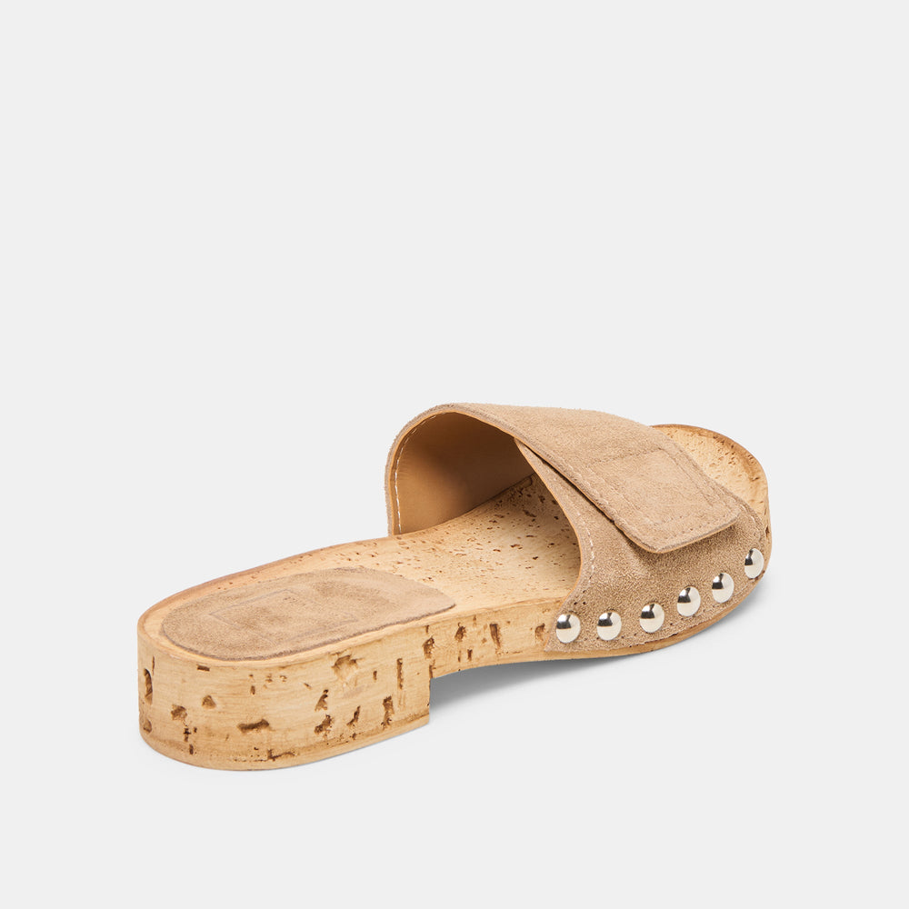 Sandy Taupe Suede Sandals | Dolce Vita Women