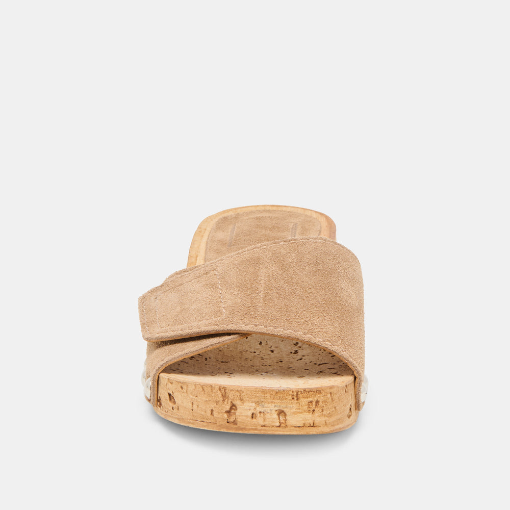 Sandy Taupe Suede Sandals | Dolce Vita Women