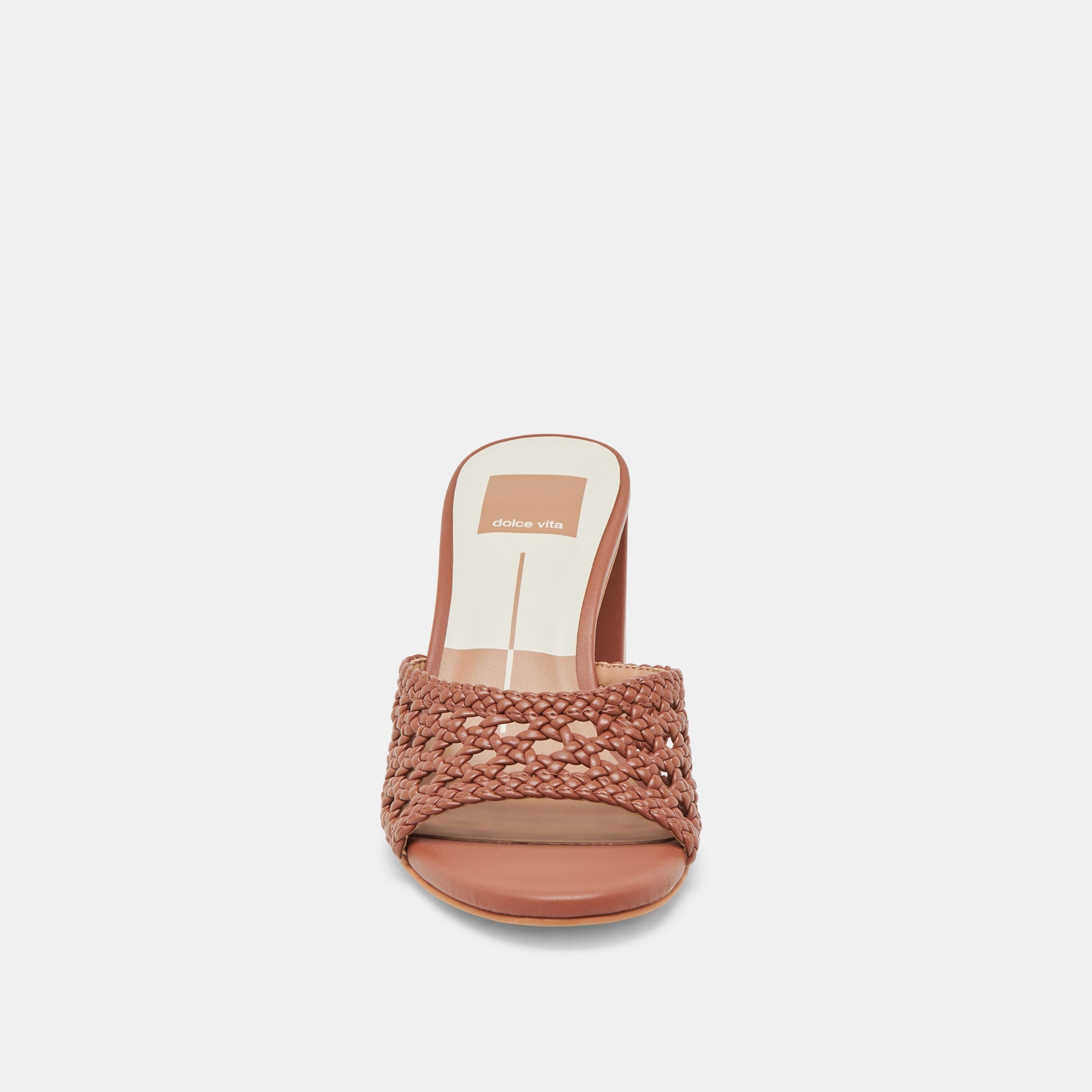 MARGOE HEELS COGNAC WOVEN STELLA | Dolce Vita Women