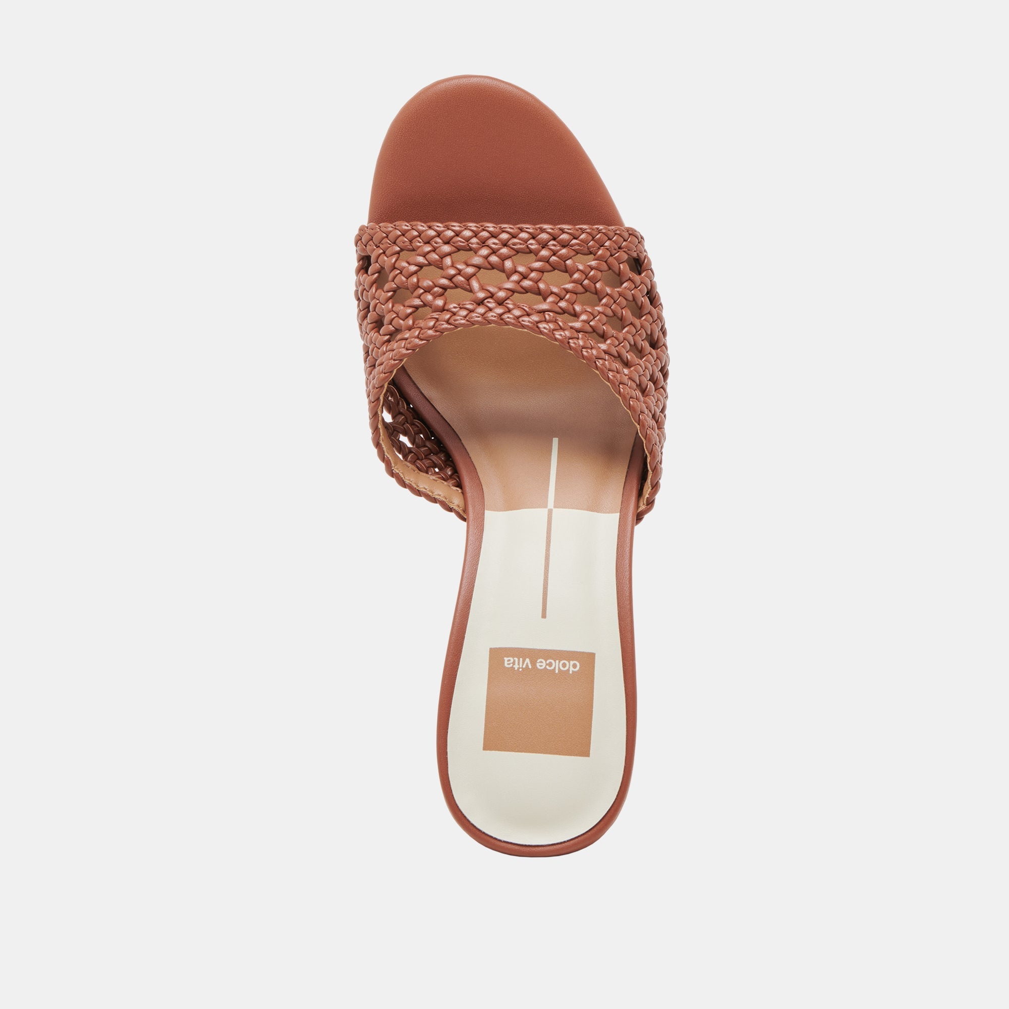 MARGOE HEELS COGNAC WOVEN STELLA | Dolce Vita Women