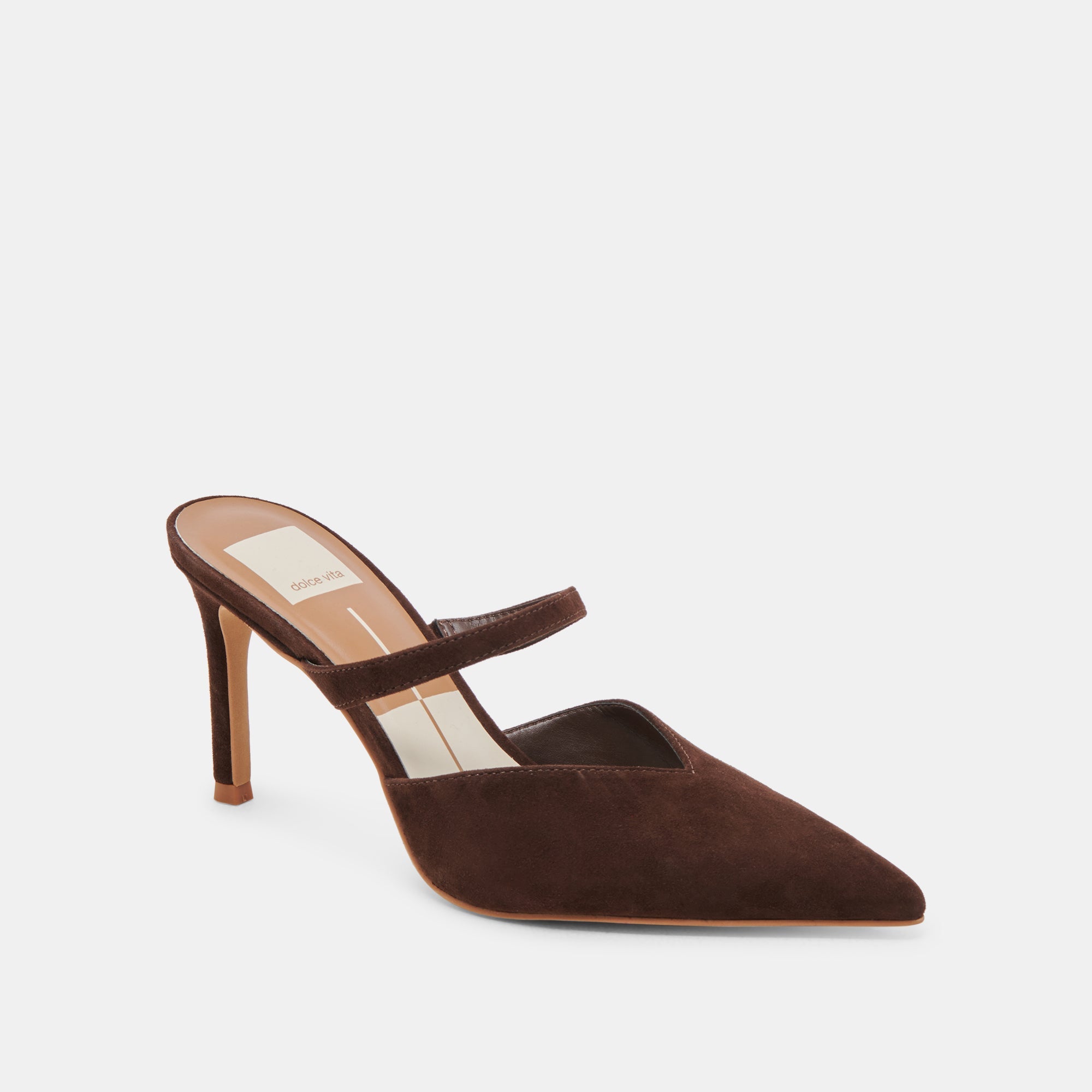 KANIKA HEELS DK BROWN SUEDE | Dolce Vita Women