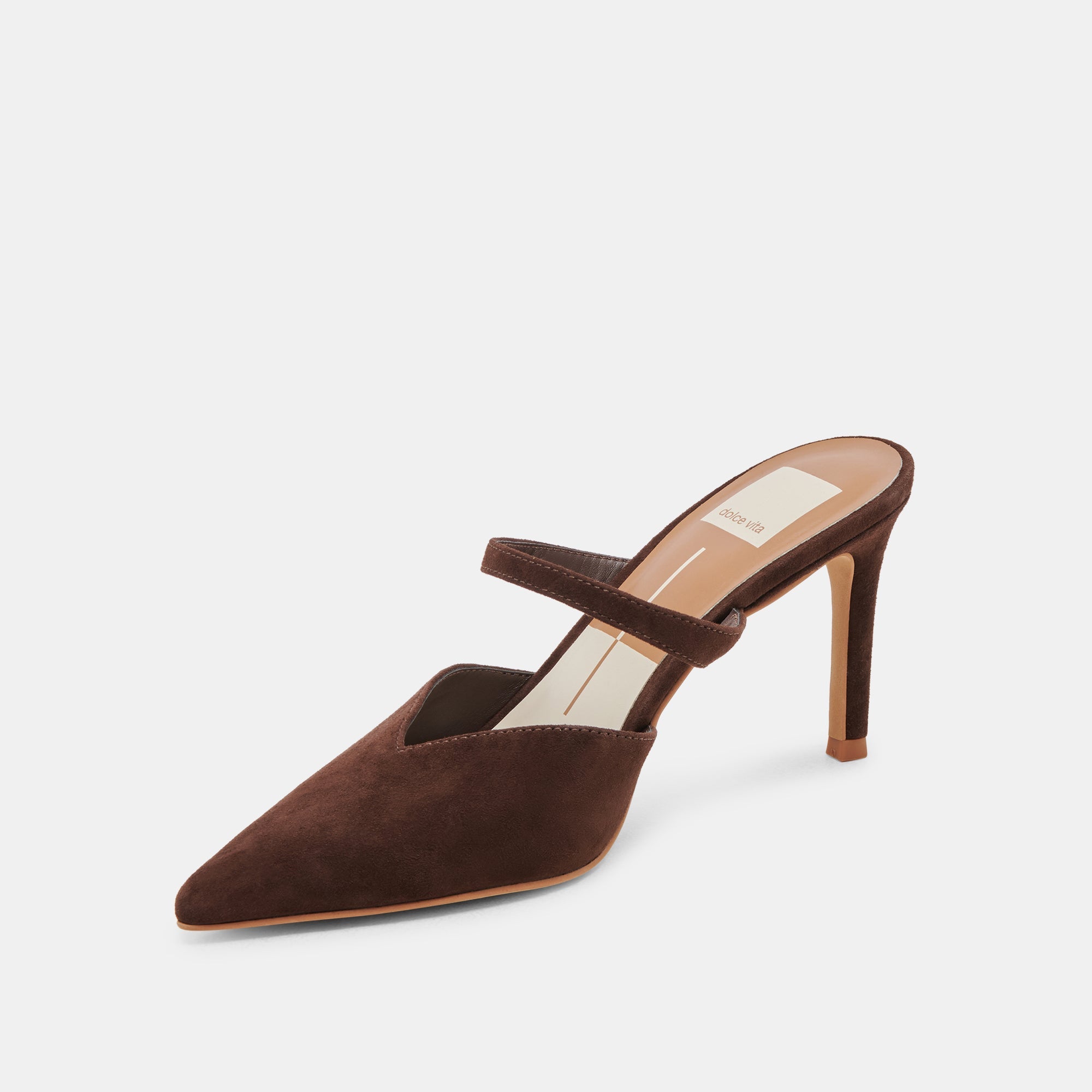 KANIKA HEELS DK BROWN SUEDE | Dolce Vita Women