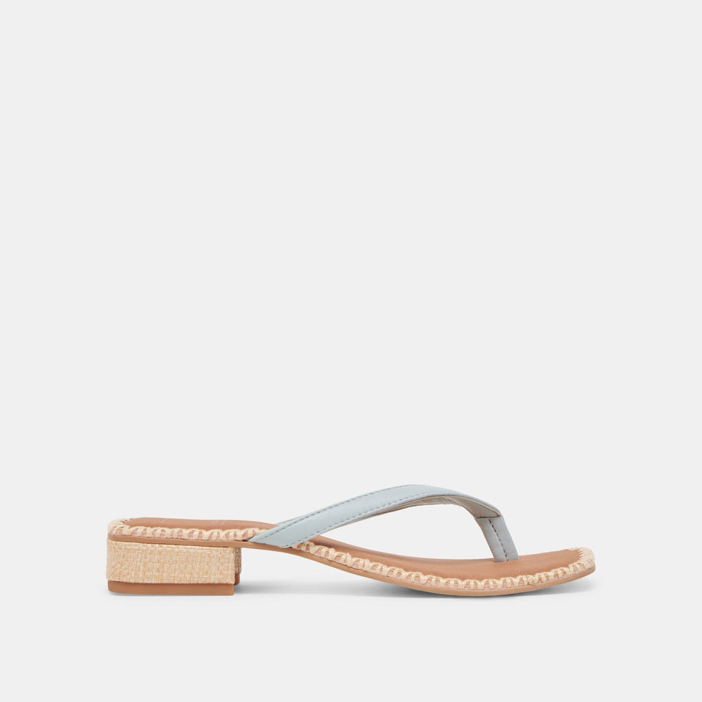 BARTY SANDALS ICE BLUE LEATHER | Women Dolce Vita