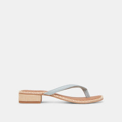 BARTY SANDALS ICE BLUE LEATHER | Women Dolce Vita