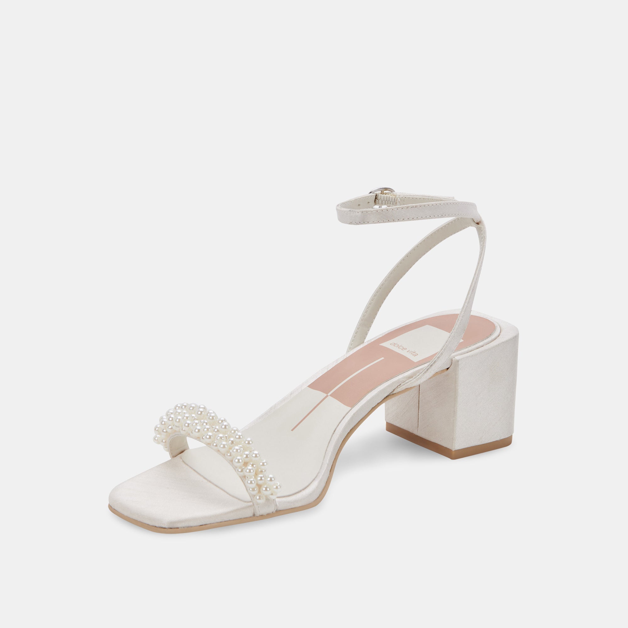 ZALIMA HEELS VANILLA PEARLS | Dolce Vita Women