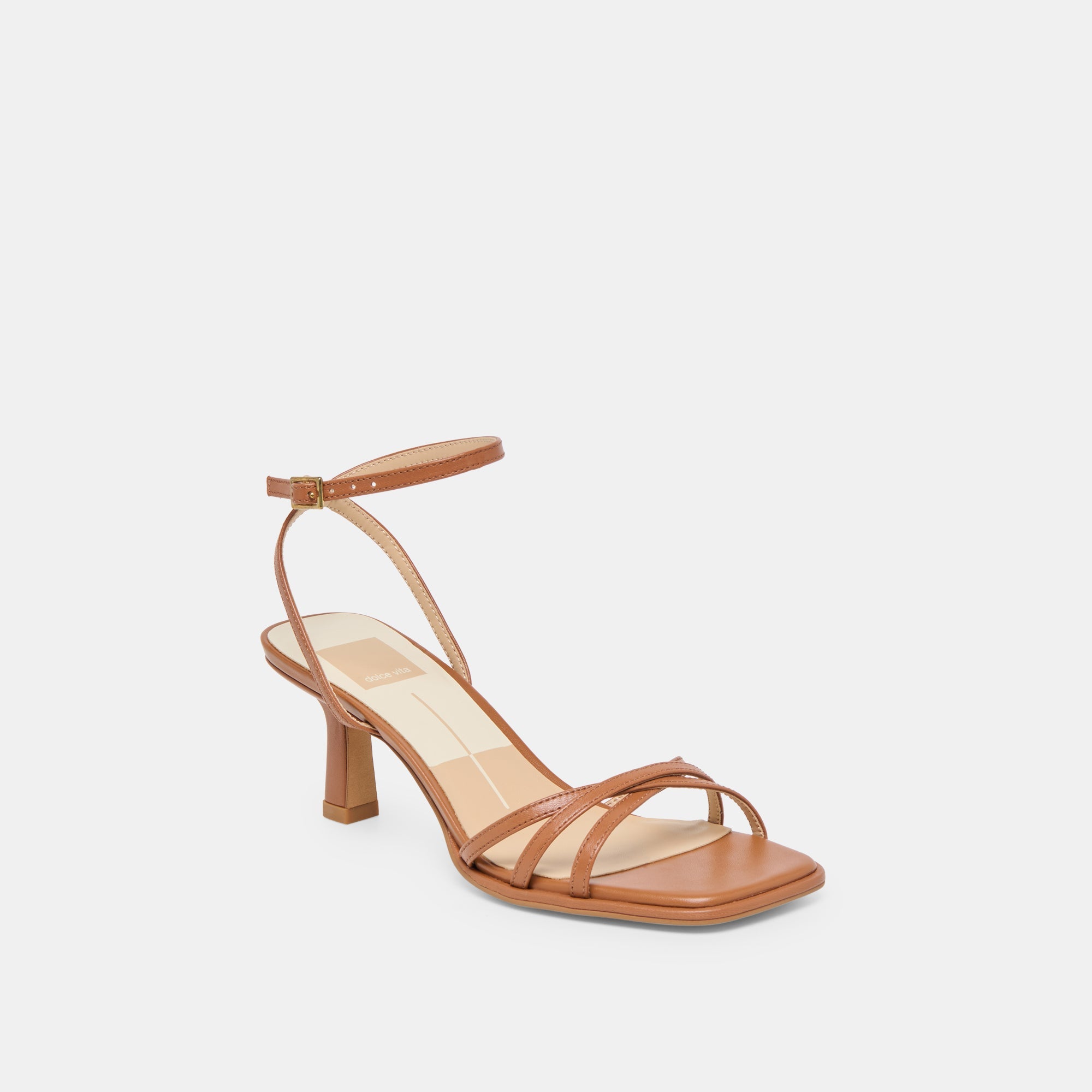 Manji Saddle Leather Heels | Women Dolce Vita