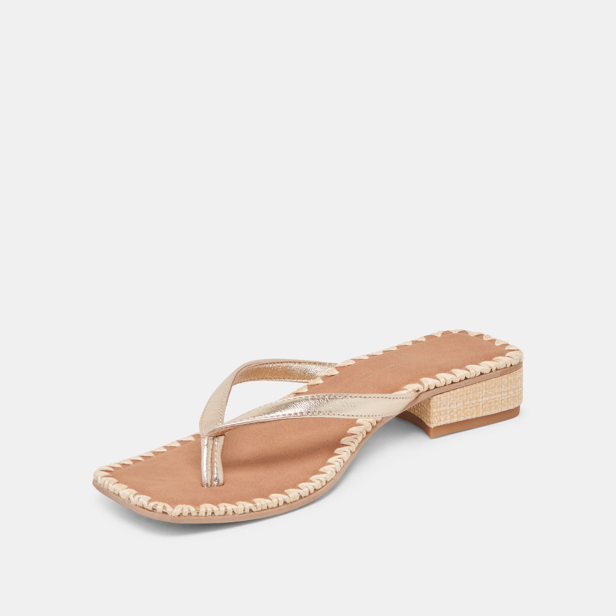 BARTY SANDALS GOLD METALLIC LEATHER | Dolce Vita Women