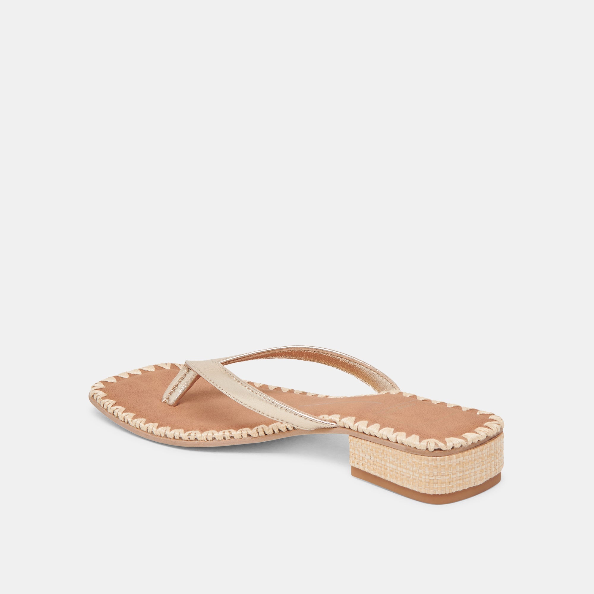 BARTY SANDALS GOLD METALLIC LEATHER | Dolce Vita Women