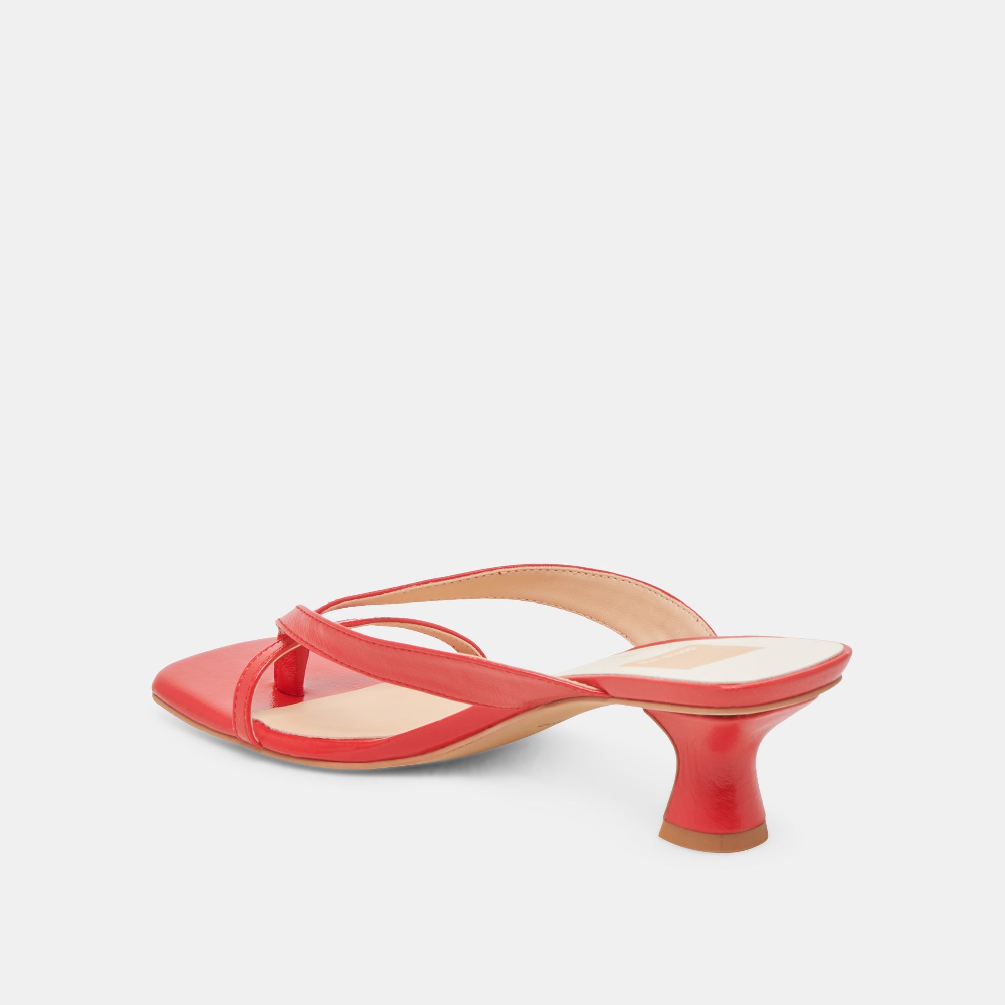 BREVEL WIDE HEELS CHILI LEATHER | Women Dolce Vita