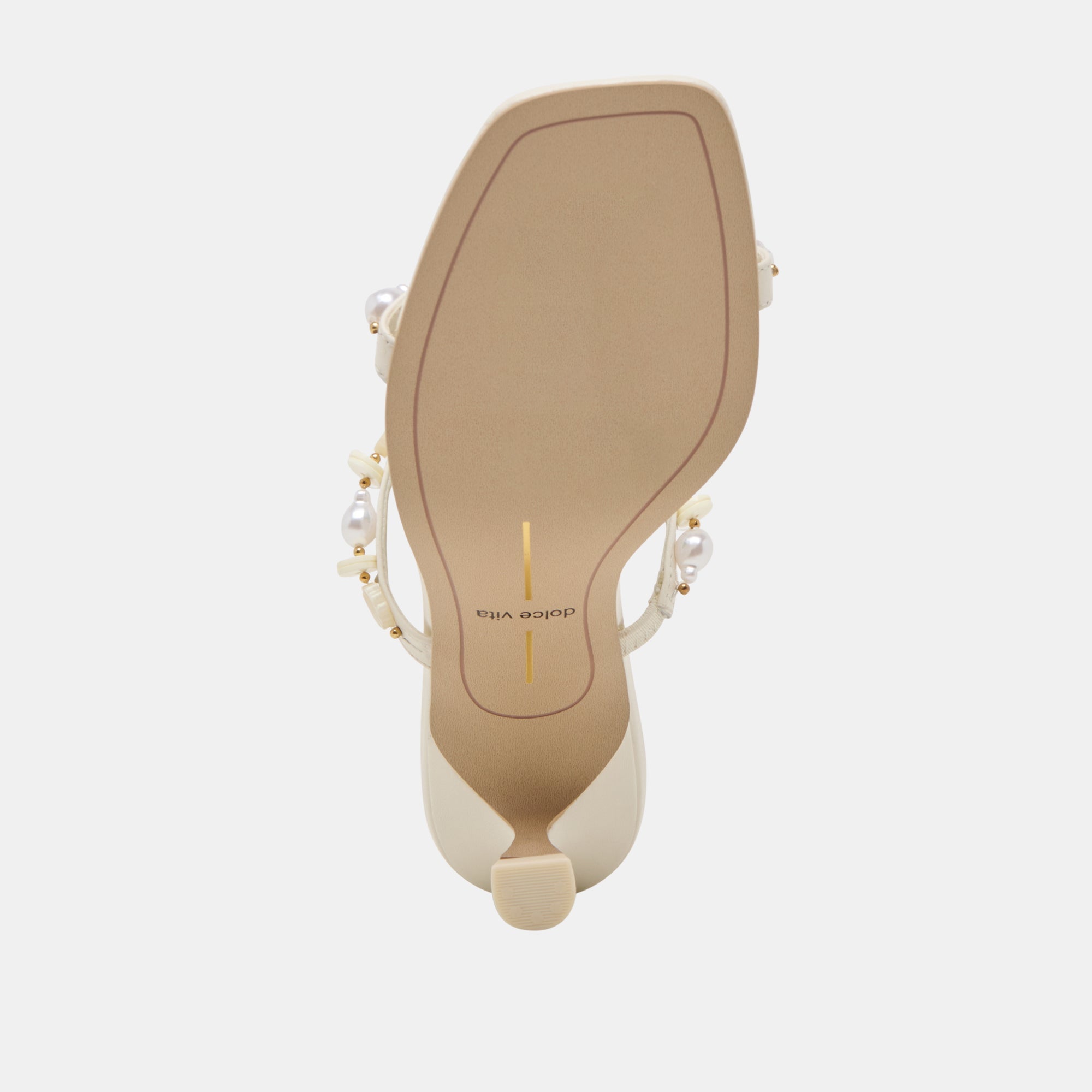GRASON HEELS WHITE LEATHER | Women Dolce Vita