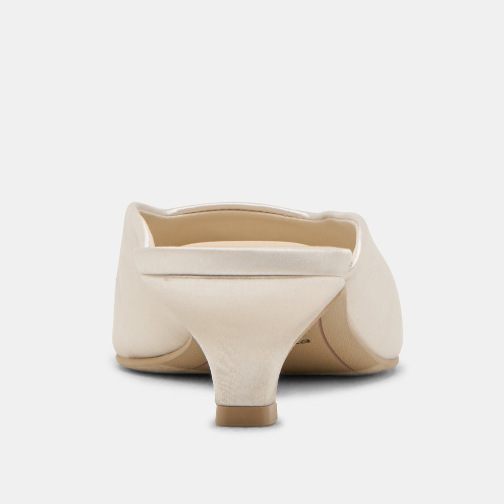 UMARA HEELS IVORY SATIN | Dolce Vita Women