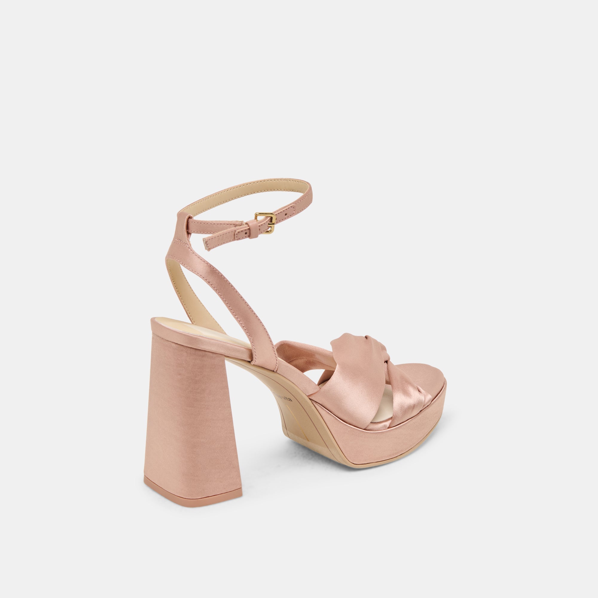 PARLO HEELS BLUSH SATIN | Women Dolce Vita