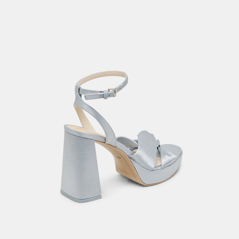 PARLO HEELS LIGHT BLUE SATIN | Dolce Vita Women