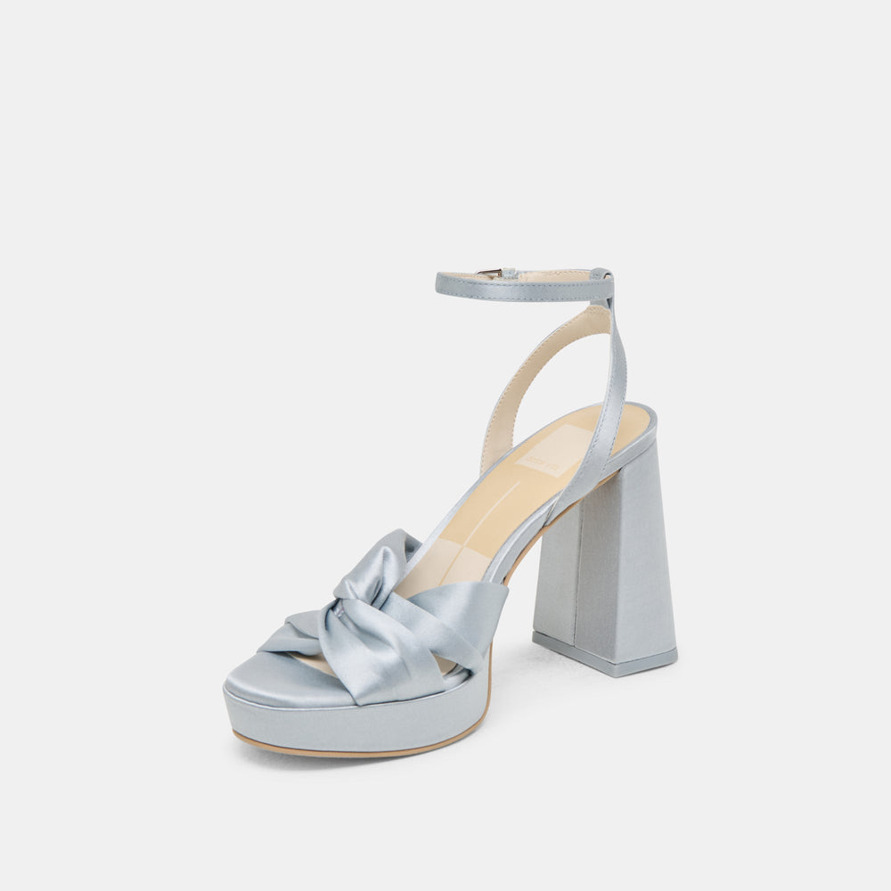 PARLO HEELS LIGHT BLUE SATIN | Dolce Vita Women