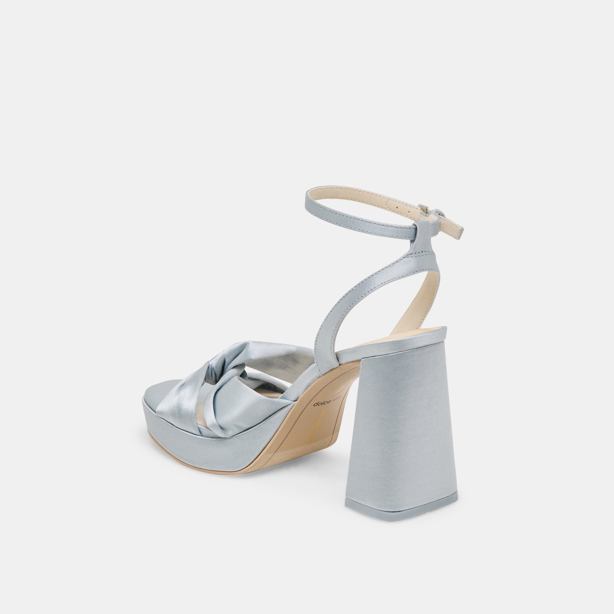 PARLO HEELS LIGHT BLUE SATIN | Dolce Vita Women