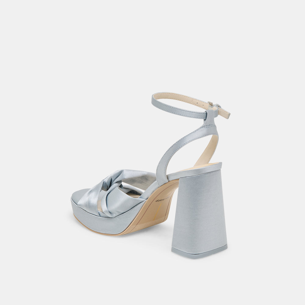 PARLO HEELS LIGHT BLUE SATIN | Dolce Vita Women