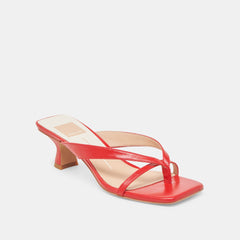 BREVEL HEELS CHILI LEATHER | Women Dolce Vita