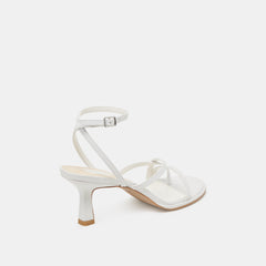 MORAH WIDE HEELS TRUE WHITE LEATHER | Dolce Vita Women