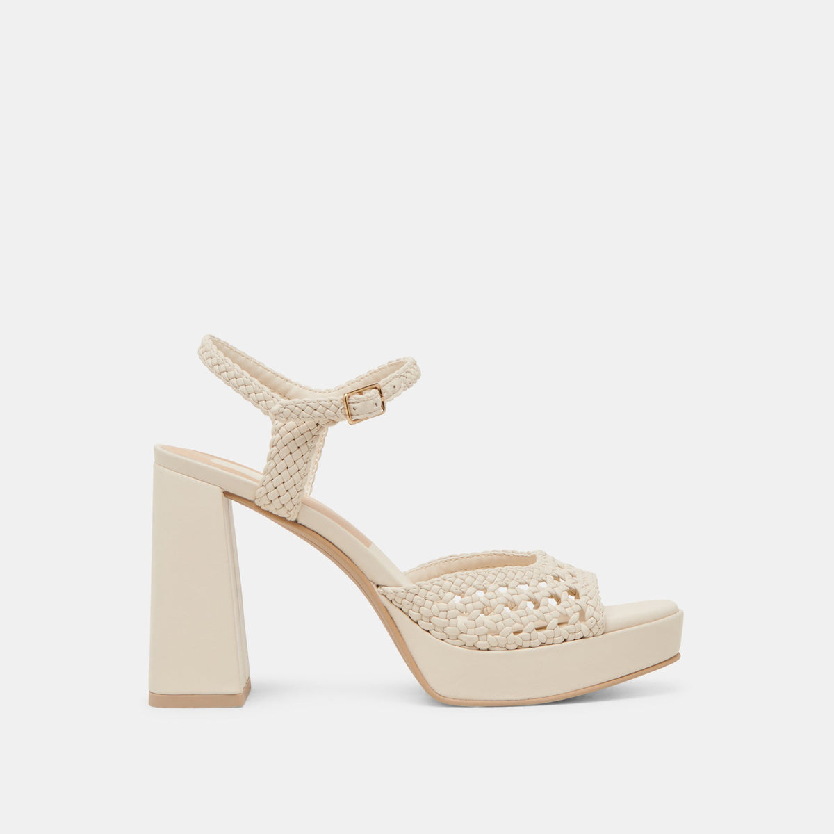 PEYTEN WIDE HEELS CREME WOVEN STELLA | Women Dolce Vita