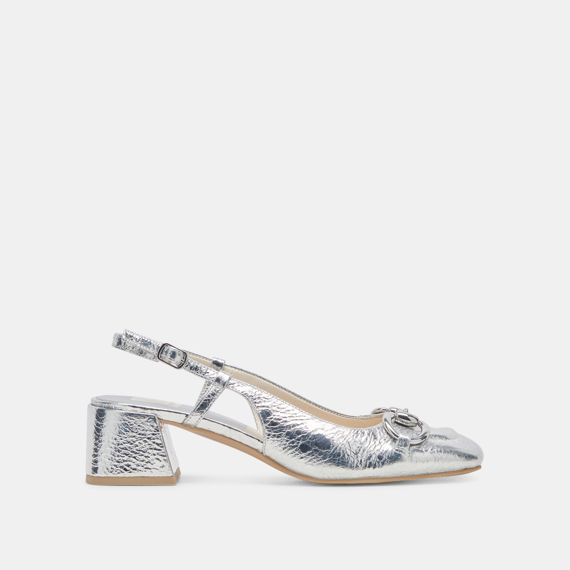 MELLI HEELS SILVER DISTRESSED LEATHER | Dolce Vita Women