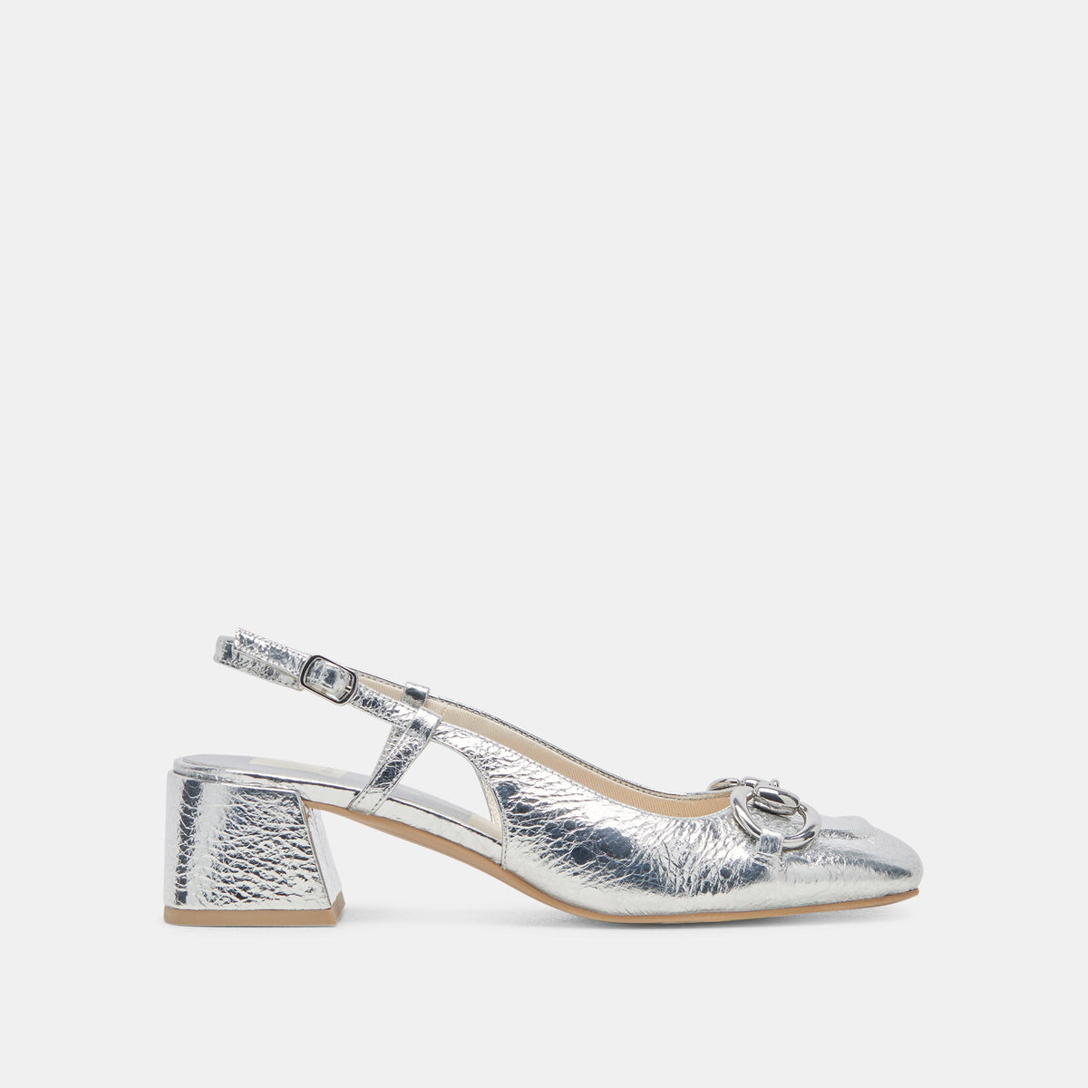 MELLI HEELS SILVER DISTRESSED LEATHER | Dolce Vita Women