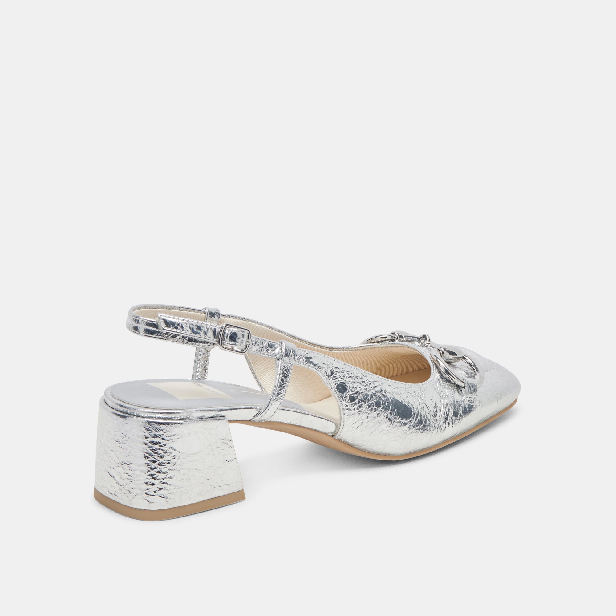 MELLI HEELS SILVER DISTRESSED LEATHER | Dolce Vita Women