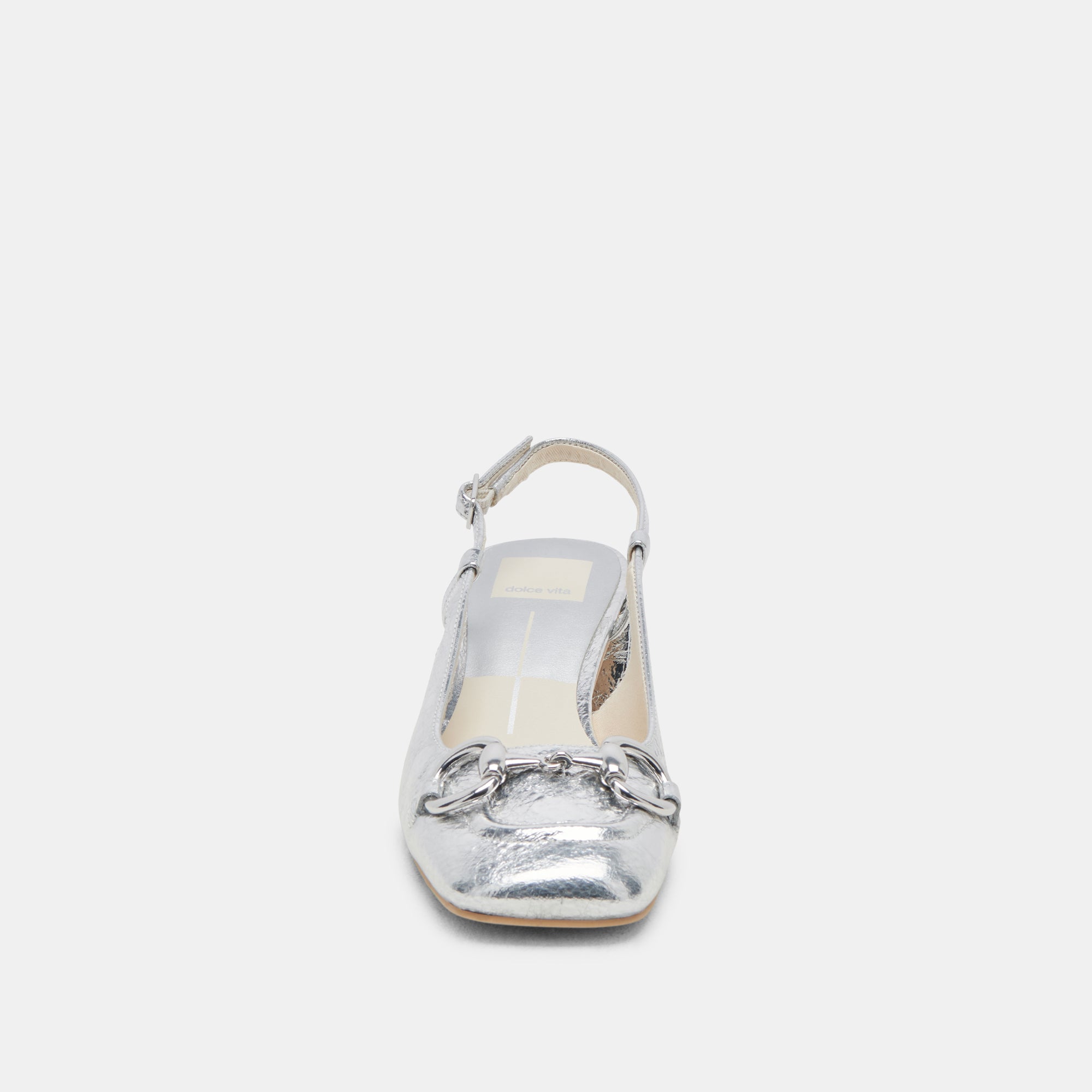 MELLI HEELS SILVER DISTRESSED LEATHER | Dolce Vita Women