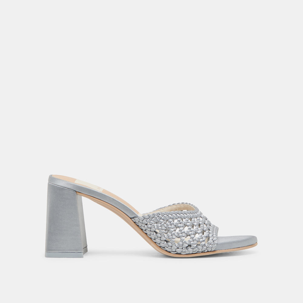 MARGOE HEELS LIGHT BLUE WOVEN SATIN | Dolce Vita Women