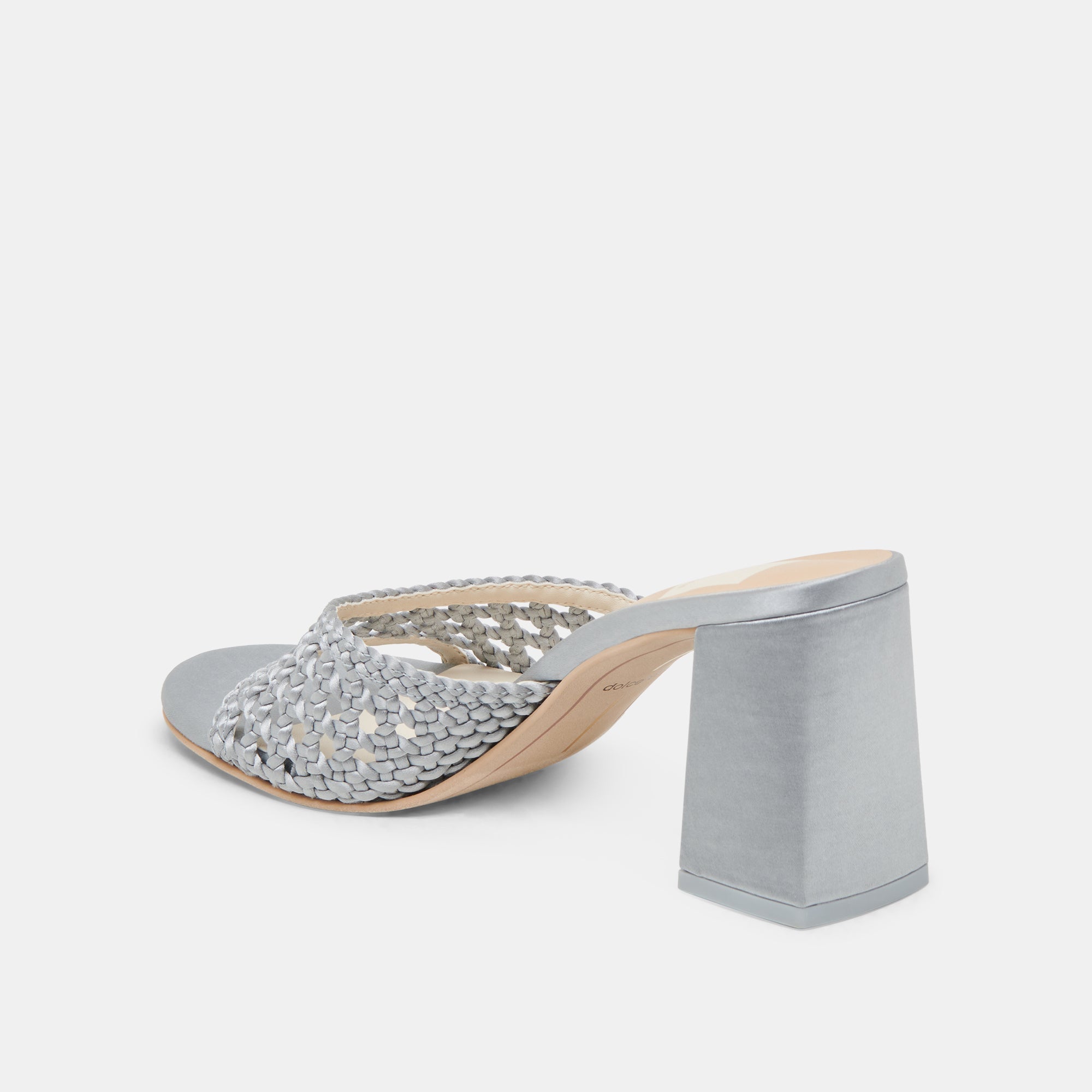 MARGOE HEELS LIGHT BLUE WOVEN SATIN | Dolce Vita Women