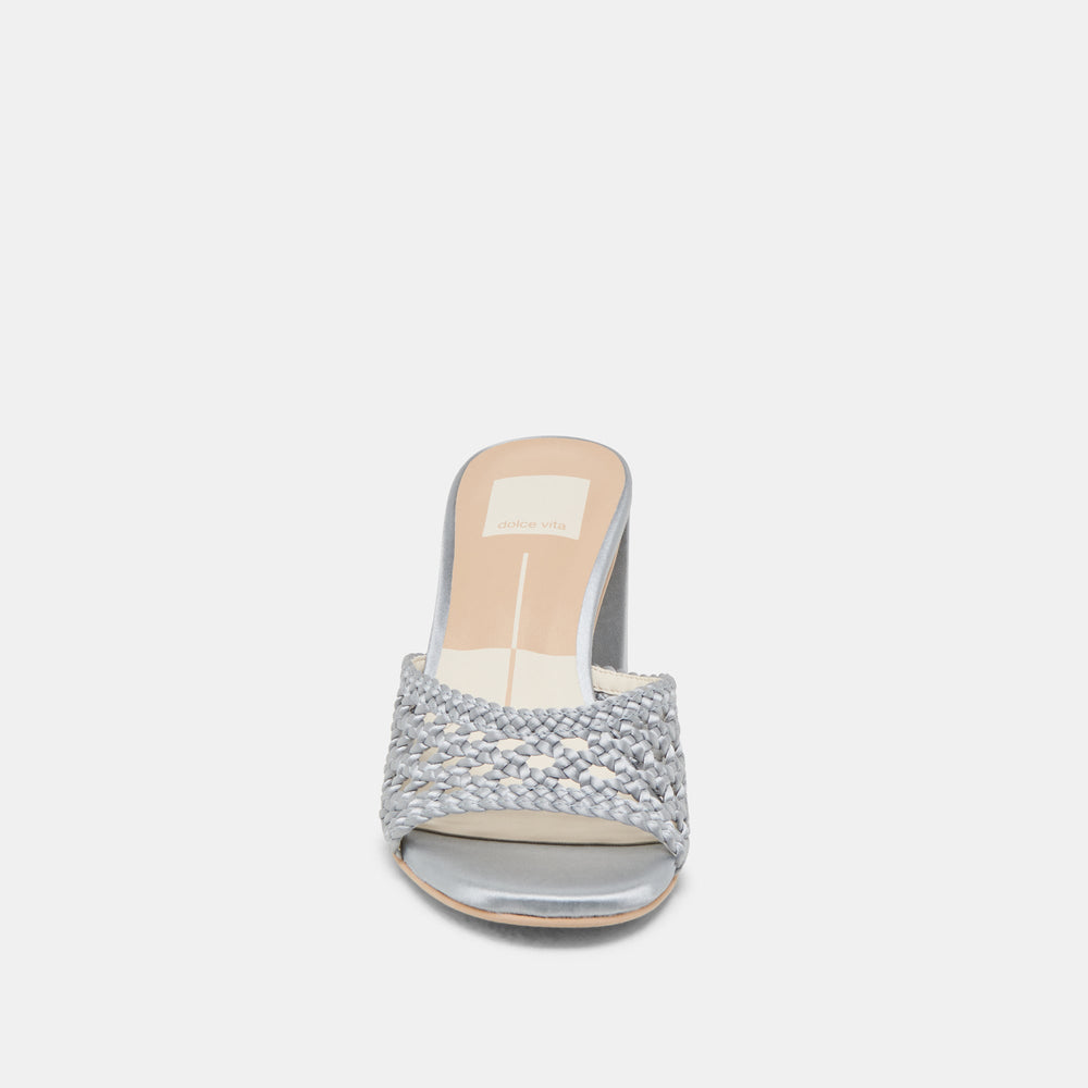 MARGOE HEELS LIGHT BLUE WOVEN SATIN | Dolce Vita Women
