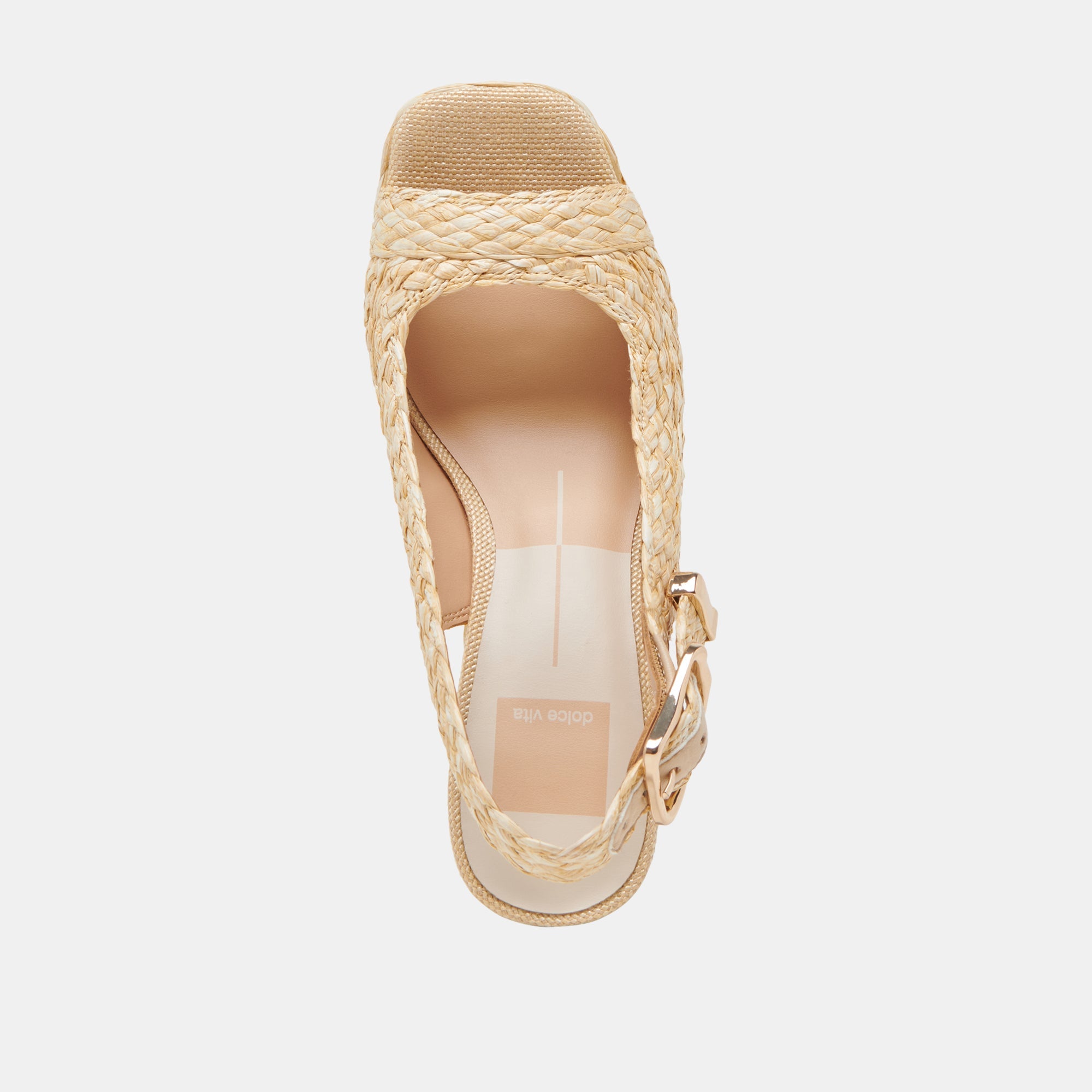 FLORES HEELS NATURAL RAFFIA | Women Dolce Vita