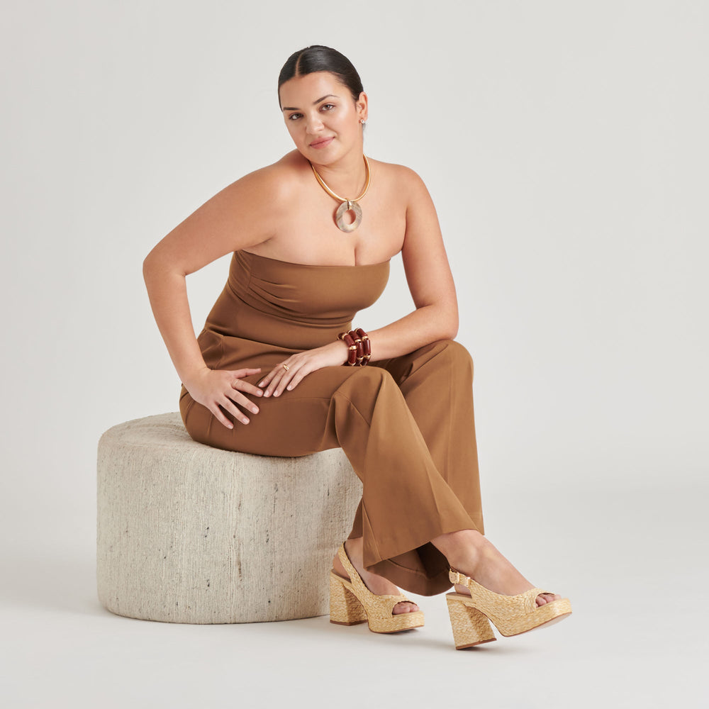 FLORES HEELS NATURAL RAFFIA | Women Dolce Vita